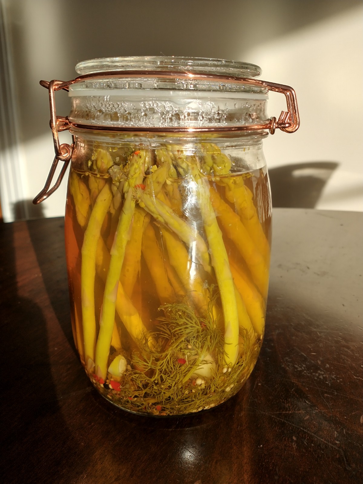 Pickled asparagus